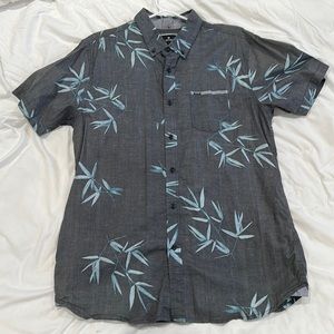 Rip curl Hawaiian button down shirt